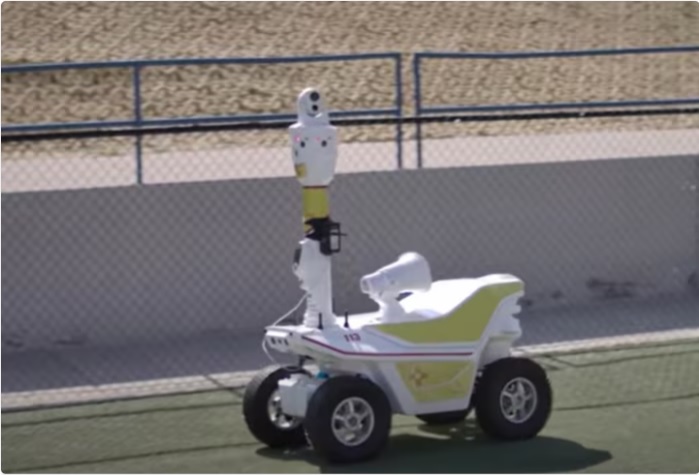 US School Campus Testing Robot To Prevent Mass Shootings